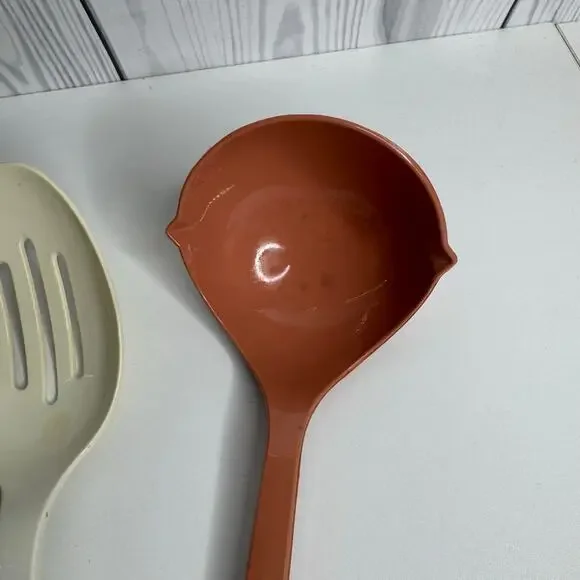 Vintage EKCO Set of 3, Ladles and Slotted Spoon Utensil Set - 11" Nylon USA - Picture 4 of 10